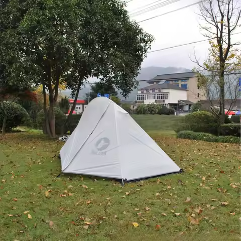 Spot outdoor ultra-light aluminum pole single camping tent, 20D Nemo tent, logo ultra-light tent can