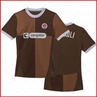 SY5 2024-2025 Bundesliga FC St Pauli home Jersey no number Football Tshirt Child Adult Plus Size YS5