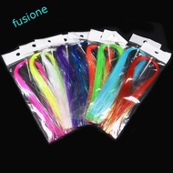 FUSIONEDGE Assist Hooks Line Shining DIY Tinsel Streamer Accessories Fishing Tools Jig Hook Streamer