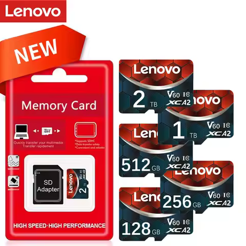 Lenovo Class10 V60 TF Card 512GB Mini SD Card High Speed TF Flash Cards 256GB 128GB Original Micro S
