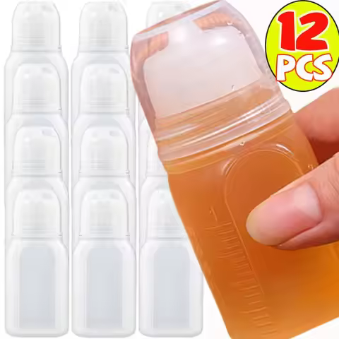 Condiment Squeeze Bottles Honey Salad Ketchup Storage Bottle Portable Mini Salad Ketchup Dispenser w