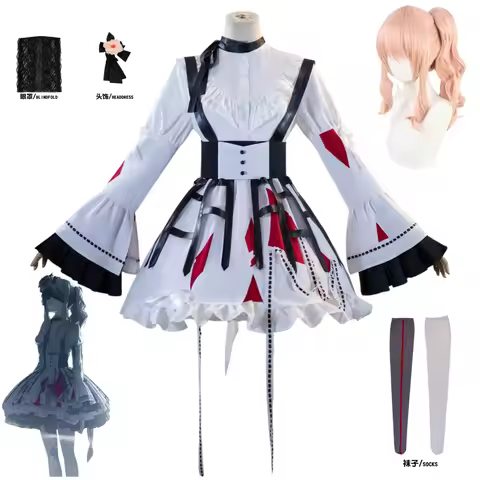 Akiyama Mizuki Cosplay Costume PJSK Lovely Party Dress Uniform Halloween Outfit Women New