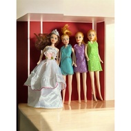 Preloved Barbie Doll 4 pcs | Princess bride barbie | Barbie doll children's toys