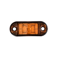 4Pcs Lampu LED Bak Samping Sein Truk Trailer Mobil 12 Volt 24 Volt