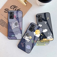 [Oppo A96] Oppo A96 Glass Softcase - Oppo A96 Glitter Glass Softcase - Oppo A96 Softcase - Oppo A96 