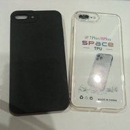 🐥casing silicone cases with flannel compatible for iphone 7 plus, 8 Plus, for casing iphone 7 plus ,