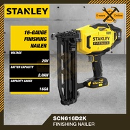 Stanley 20V 16-Gauge Cordless Finishing Nailer (2 x 2.0Ah Battery + Charger) – SCN616D2K-B1