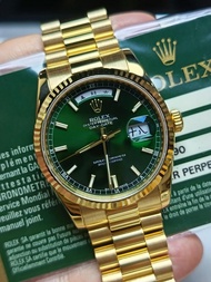 Rolex Daydate 118238 Green with card 2011