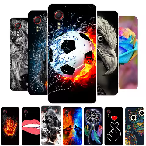for Samsung Galaxy Xcover 5 Case Football Soft Silicone Back Cases for Samsung Xcover 5 G525F 5.3" P