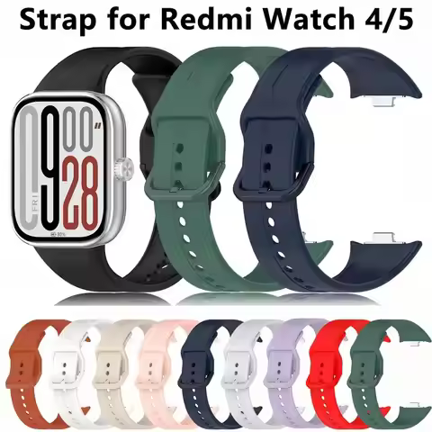 Original Silicone Strap For Redmi Watch 5 4 5 ESIM SmartWatch Xiaomi Mi Band 8/9Pro Bracelet Watchba