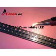 500 pcs SMD SMT 0402 1005 led Ultra Bright Warm white LED lamp light
