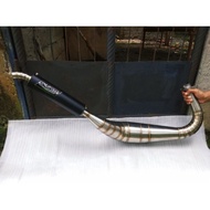 Murah Knalpot RX King Kolong Kobra Stainless Type Silincer Black NJRM (Terbaik)