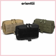 ORIENTLIIY EDC Utility Bag, Emergency Zippered Pockets Utility Tool Pouch, Crossbody Outdoor Functio