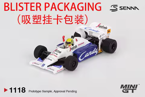 MINIGT 1:64 Toleman TG184 #19 Lamborghini Huracán GT3 EVO2 #45 Ayrton Senna BMW M5 Alloy Diecast Car