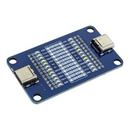 Type-C 24Pin 數據線測試板｜USB-C 快充/斷線檢測儀 LED 顯示USB-C 24Pin Cable Tester Board | Type-C LED Continuity Chec