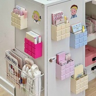 Cute Cube Magnetic Storage Box, Kitchen Refrigerator Storage, Stationery Storage Box