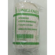 UNIGLOVES CREPE BANDAGE 7.5X4.5CM