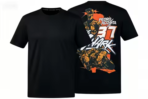 Pedro Acosta Number 37 Active Logo T-Shirt - Funny 2016 New Design for Men and Women Cotton T-Shirt 