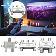 NARCISSUS TV Antenna Satellite Splitter, Cable TV Signal Receiver Distributor TV Satellite Splitter 