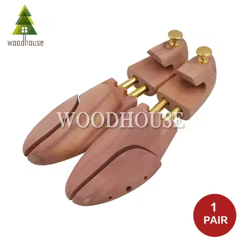 Men's and Women's Twin Tube Adjustable Red Cedar Shoe Tree Wood Shoe Tree