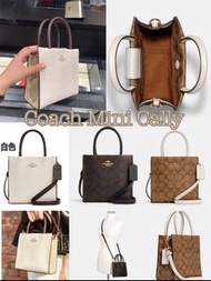 Coach mini cally tote bag