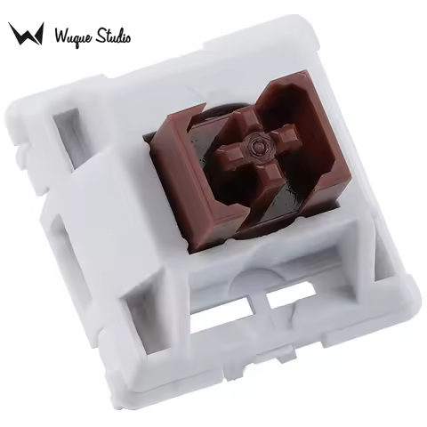 Wuquestudio WS Keyboard Switches Brown Tactile Feeling POM Stem Nylon Housing 5pin PCB Mount For Mec