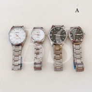 ♞BS Fossil Simple Plain Men Women Couple Metal Watch [2 designs]