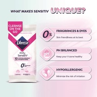 LIBRESSE SensitiV Feminine Wipes 10s