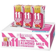 137 Degree 11 Grams High Protein Almond Strawberry Milk 36 x 180ml