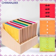 [chiwanji4x] Basic Life Skills Sensory Boards Organizer Practice Boards Cabinet for Learning