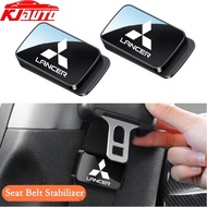 1/2pcs Mitsubishi Lancer Car Adjustable Seat Belt Clip Holder Magnetic safety belt Fixed For Mitsubi