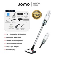 JOMO 12000pa 2 in 1 Handheld Cordless Vacuum Cleaner + Mop with Water Tank