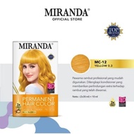 MIRANDA  MC12 yellow hair color  dye rambut cat rambut miranda warna kuning