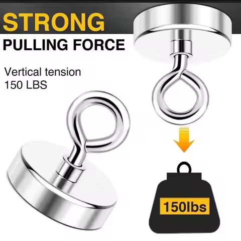 N52 Super Strong Neodymium Fishing Magnets Hooks Salvage Magnets Neodymium Magnet Searcher Powerful 