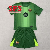 【SFS】 2025-26 Barcelona Jersey Football Soccer Jersey Kid and Adult  Kit（Top+shorts）
