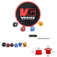 LITEPRO Single Crank Chainring Bolt Aluminum AlloyBolt