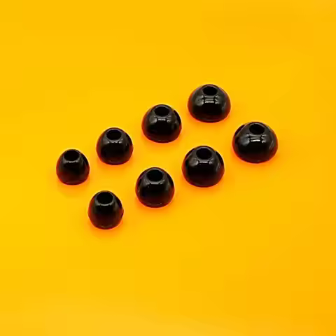 Penon Liqueur B Black 4.5mm S/M/L/XL Silicone Eartips for 4.0-6.5mm Nozzle HiFi In-ear Earphones Aud