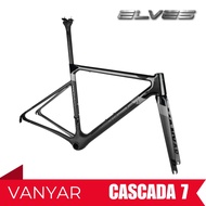 Elves Vanyar Superlight Road Bike Carbon Frame 3D Magic Glossy Black Matte / Rim Brake