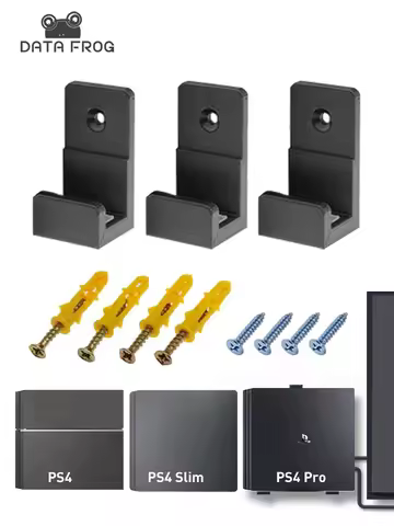 DATA FROG Universal Controller Holder Stand Wall Mount For PS4 Storage Rack with Screws For PS4 Pro/