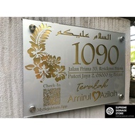 No Rumah Eksklusif/No Rumah/No Rumah Hipster/No Rumah Budget/House Number/House Plate Number