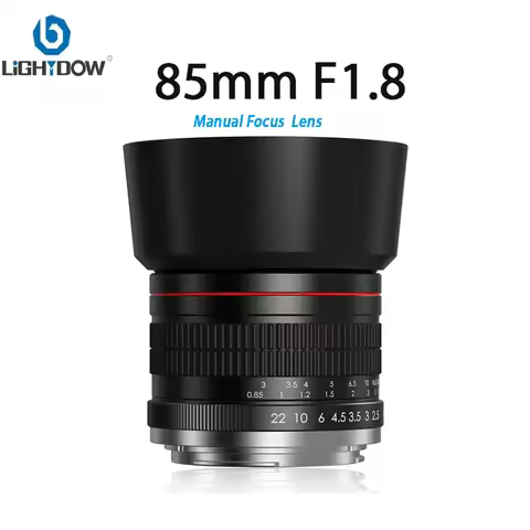 Lightdow 85mm f1.8 Portrait Lens for Nikon D3500 D850 D7500 D5600 D3400 D7200 D810 D3300 D5300 D610