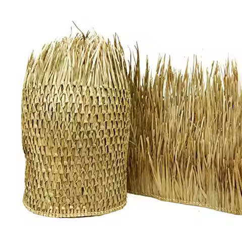 35" x 60' Mexican Thatch Roof Runner Roll Duck Blind Grass Tiki Hut Palapa Roofing Easy Installation