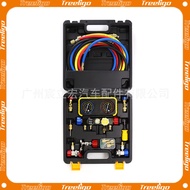 R22/R32/R134a/R410A Household Car Air Conditioner Four-Way Refrigerant Charging Gauge Set