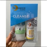 Bio Essence AHA + BHA Clarifying Cleanser 30g + Bio-Cleanse HA + Vitamin C 30ml