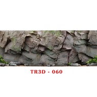 3D aquarium painting TR3D-060 (free fish tank painting support set)
