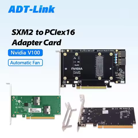 PCIe 3.0 X16 To SXM2 Adapter Card Board for NVIDIA Tesla V100 16GB 32GB GPU Computing Card AI Deep L