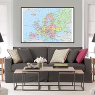 [MAP] Political Distribution Map of Europe Map in Chinese Wall Hanging Pictures Home Decoration