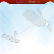 MagiDeal Glider Flying Airplane Model Elastic Powered Airplane Model Airplane Model Toy