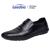 Leedoo Sepatu Pantofel Pria Sepatu Kulit Sepatu Kerja Formal Sepatu Pantopel Sepatu Formal MC403