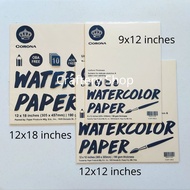 Watercolor Paper 10pcs 190gsm 9x12"/12x12"/12x18"